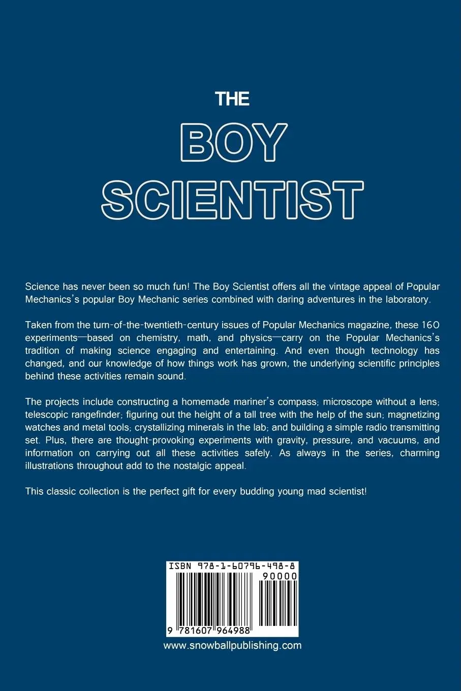 Rückseite: 9781607964988 | The Boy Scientist | 160 Extraordinary Experiments &amp; Adventures | Buch