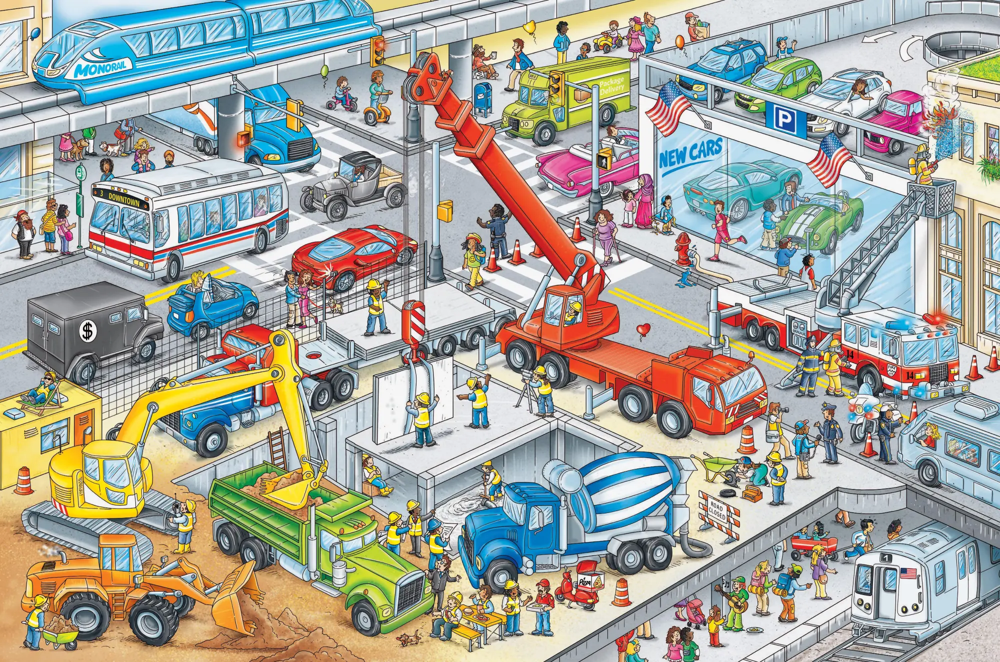 Bild: 9781615194988 | My Big Wimmelbook(r) - Cars and Things That Go | Stefan Lohr | Buch