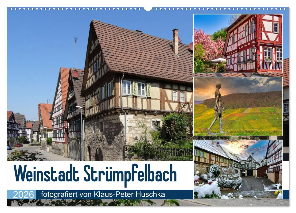 Cover: 9783457594988 | Weinstadt Strümpfelbach (Wandkalender 2026 DIN A2 quer), CALVENDO...