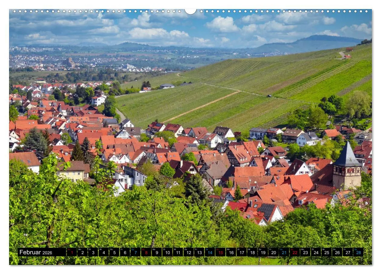 Bild: 9783457594988 | Weinstadt Strümpfelbach (Wandkalender 2026 DIN A2 quer), CALVENDO...