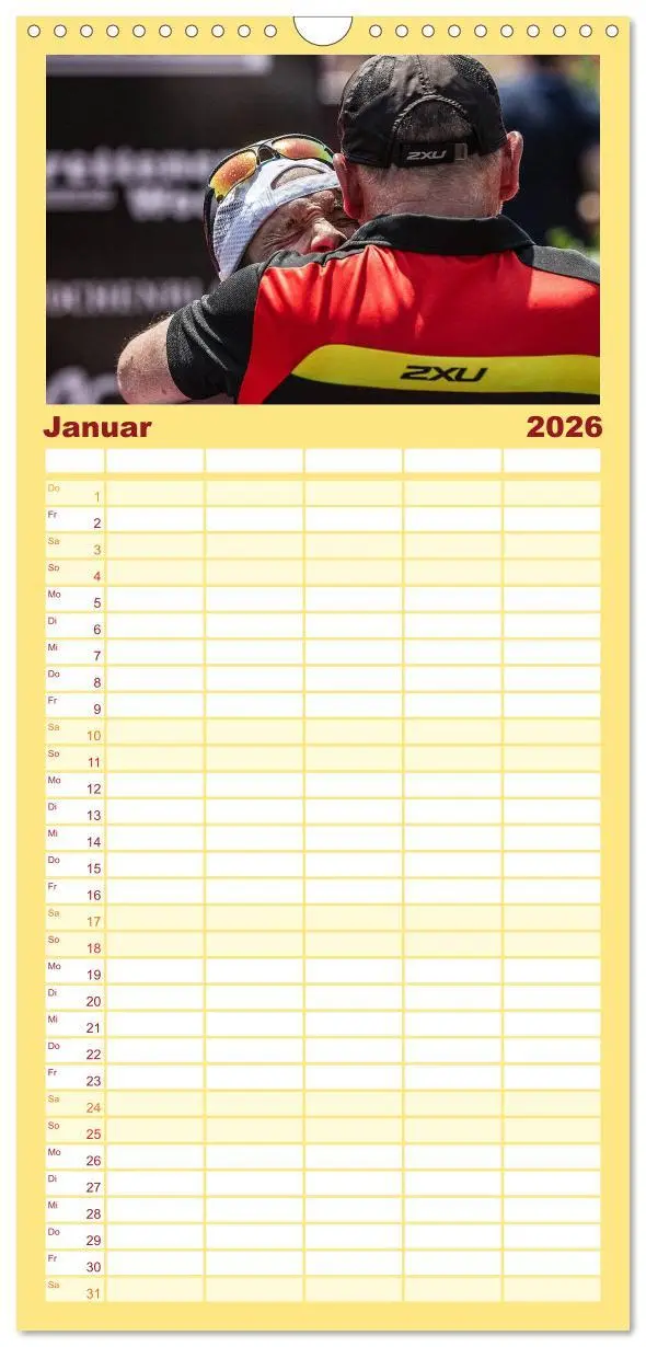 Bild: 9783516514988 | Familienplaner 2026 - TRIATHLON mit 5 Spalten (Wandkalender, 21 x...