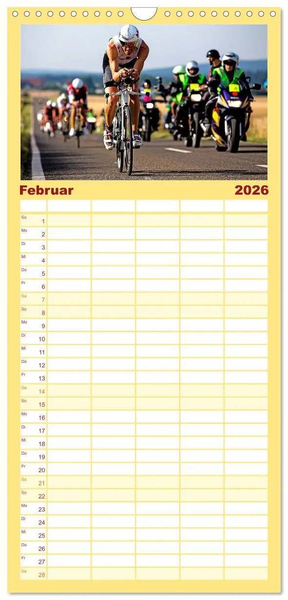 Bild: 9783516514988 | Familienplaner 2026 - TRIATHLON mit 5 Spalten (Wandkalender, 21 x...