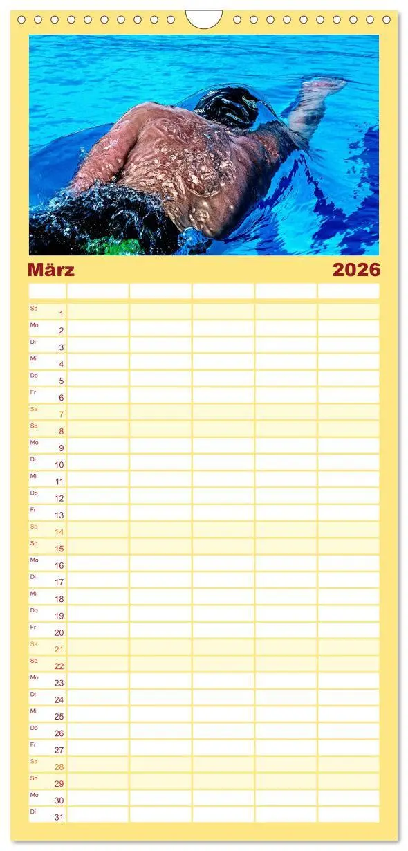 Bild: 9783516514988 | Familienplaner 2026 - TRIATHLON mit 5 Spalten (Wandkalender, 21 x...