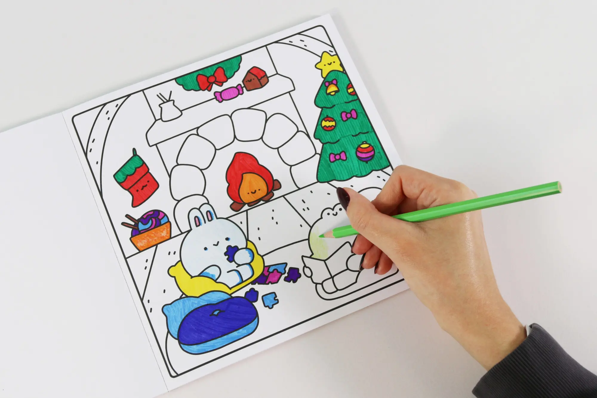 Bild: 9783743224988 | Cute &amp; Cozy Coloring - Merry Christmas | Becky Cas | Taschenbuch