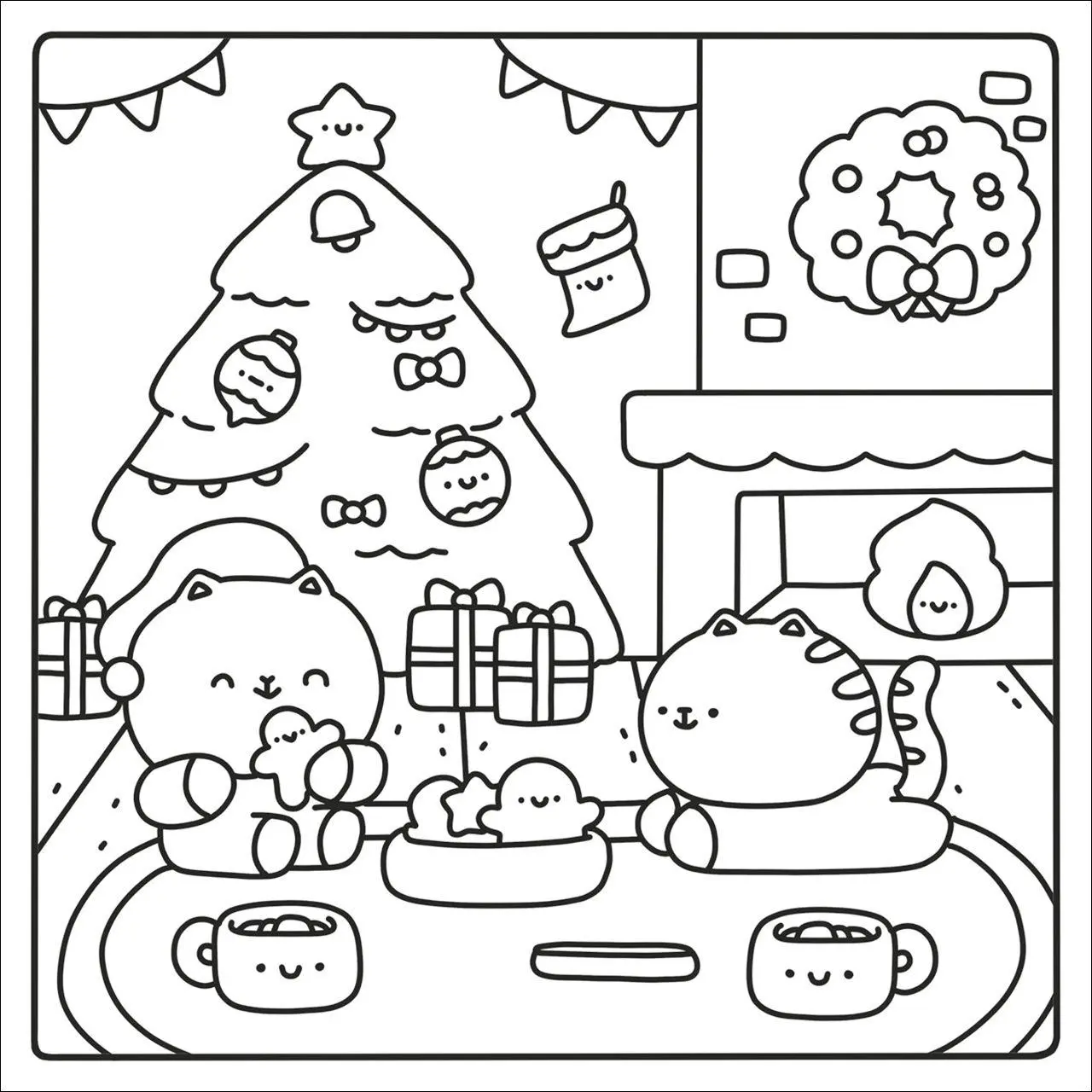Bild: 9783743224988 | Cute &amp; Cozy Coloring - Merry Christmas | Becky Cas | Taschenbuch
