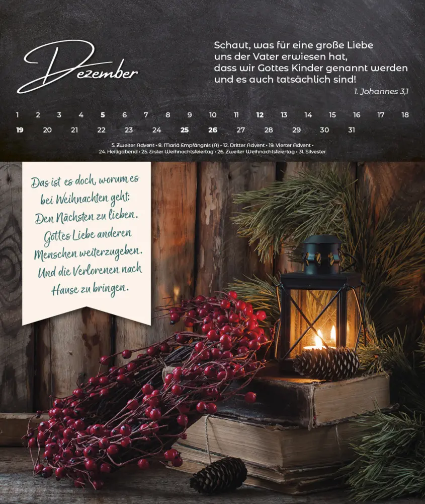 Bild: 9783963624988 | Oasenzeiten 2027 | Aufstellkalender | Lynn Austin | Kalender | 14 S.