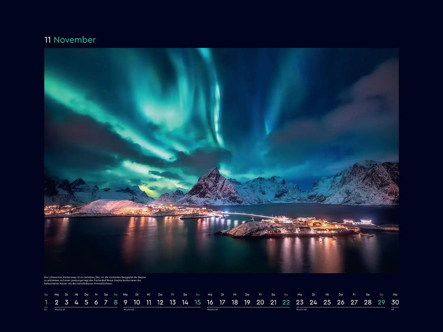 Bild: 9783965914988 | Polarlichter - KUNTH Wandkalender 2026 | Kalender | 14 S. | Deutsch