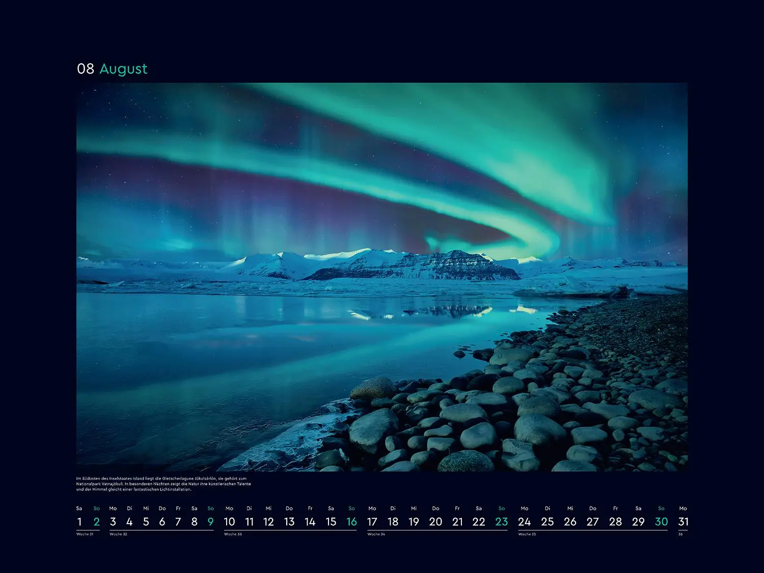 Bild: 9783965914988 | Polarlichter - KUNTH Wandkalender 2026 | Kalender | 14 S. | Deutsch
