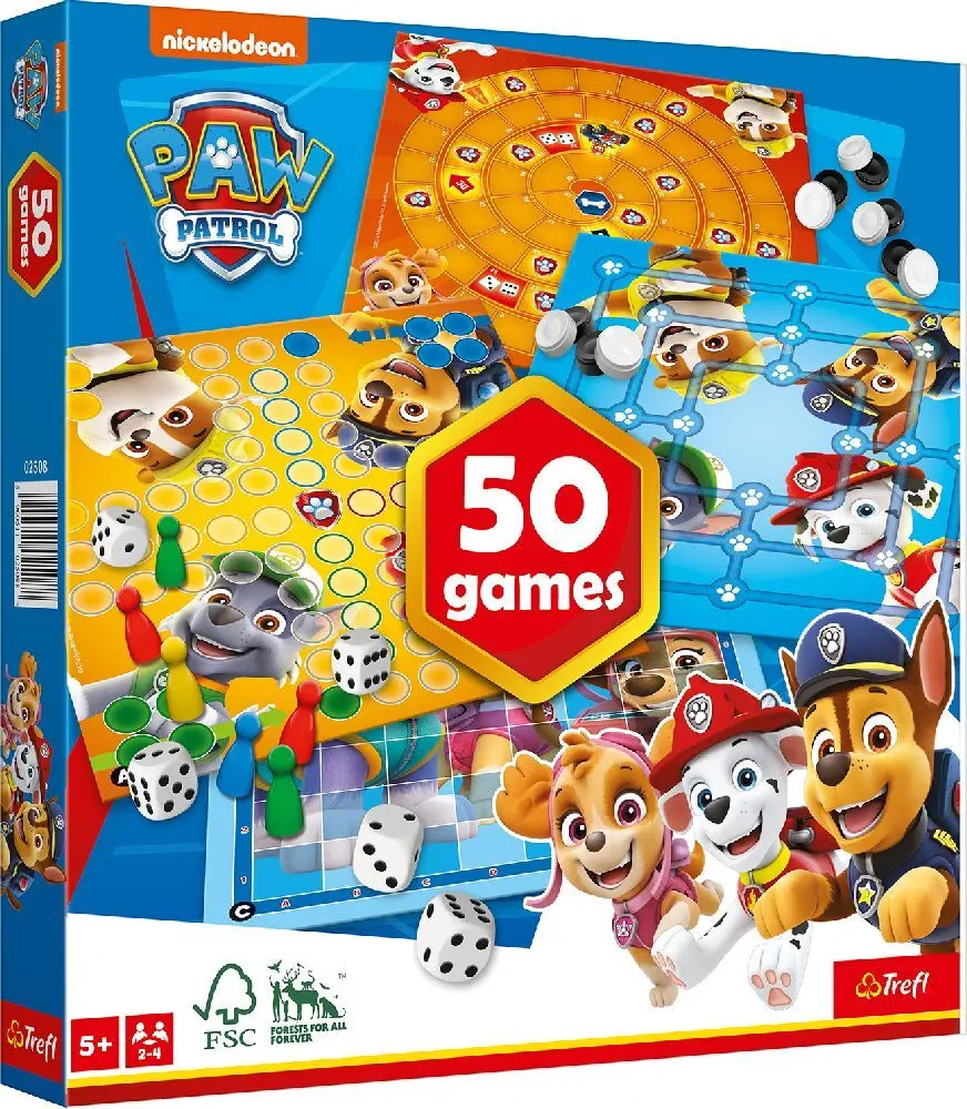 Cover: 5900511025088 | Spielesammlung 50 Spielmöglichkeiten Paw Patrol | Spiel | Kartonage