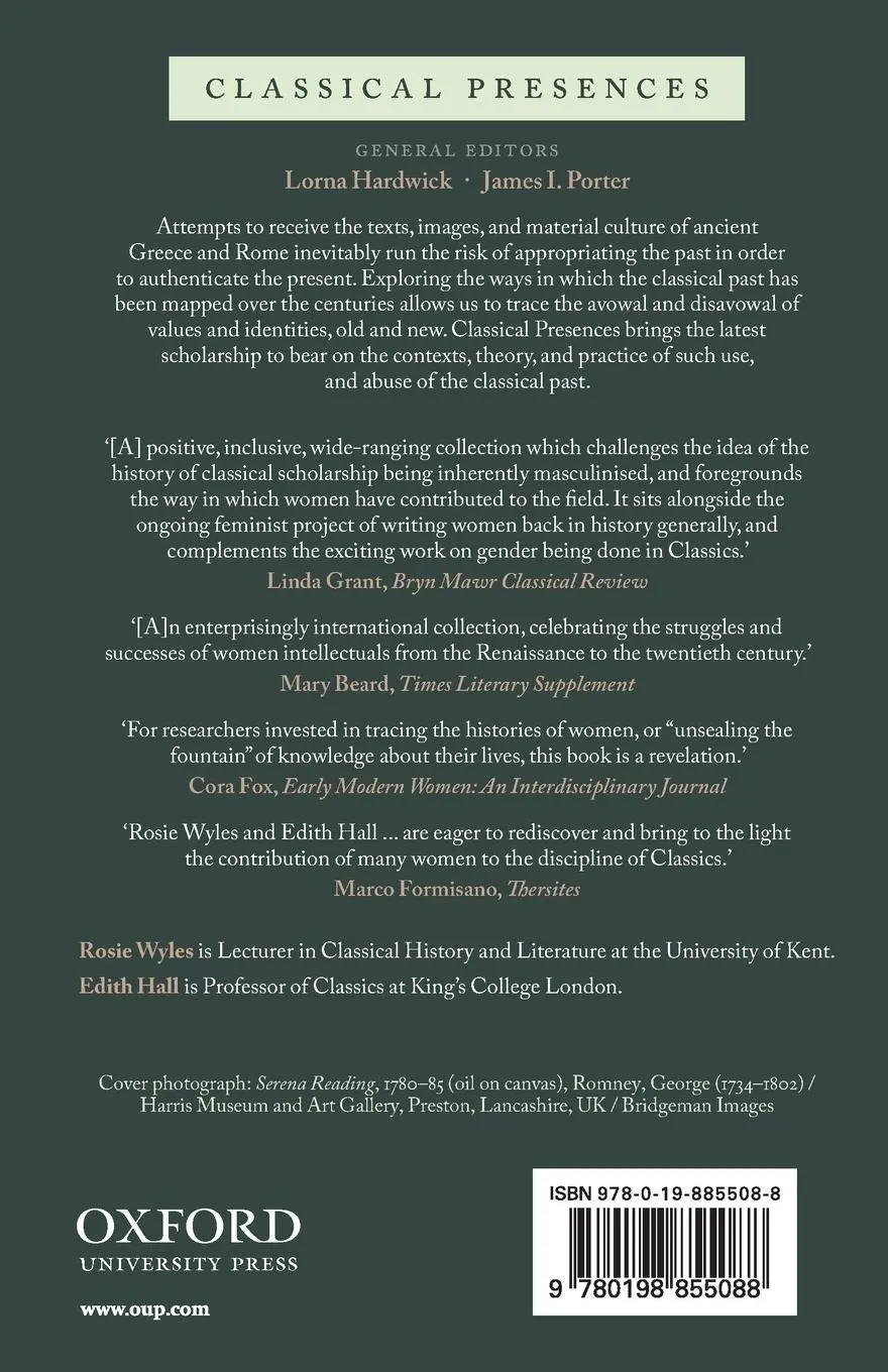 Rückseite: 9780198855088 | Women Classical Scholars | Rosie Wyles (u. a.) | Taschenbuch | 2020