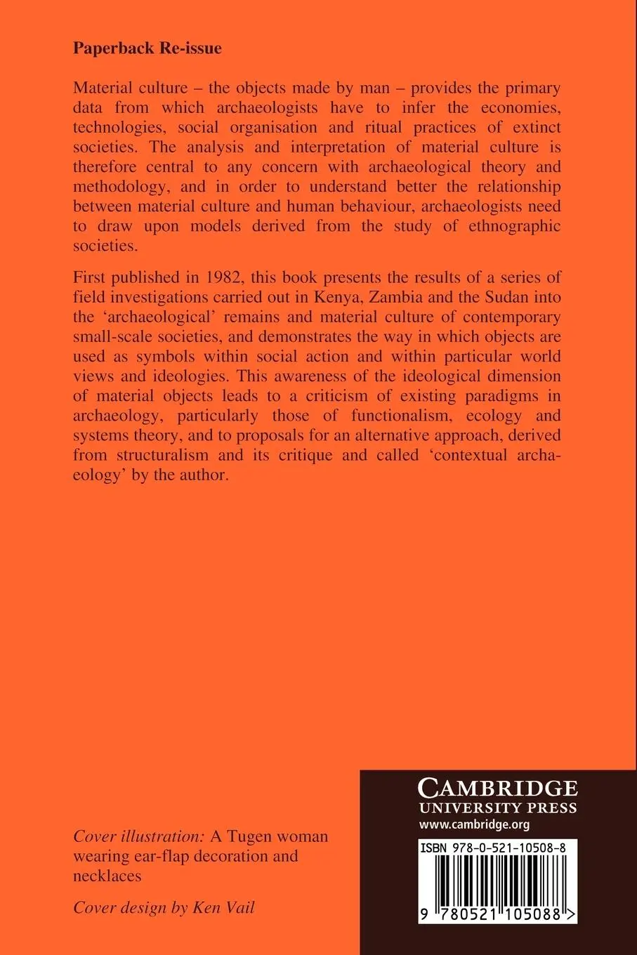 Rückseite: 9780521105088 | Symbols in Action | Ethnoarchaeological Studies of Material Culture