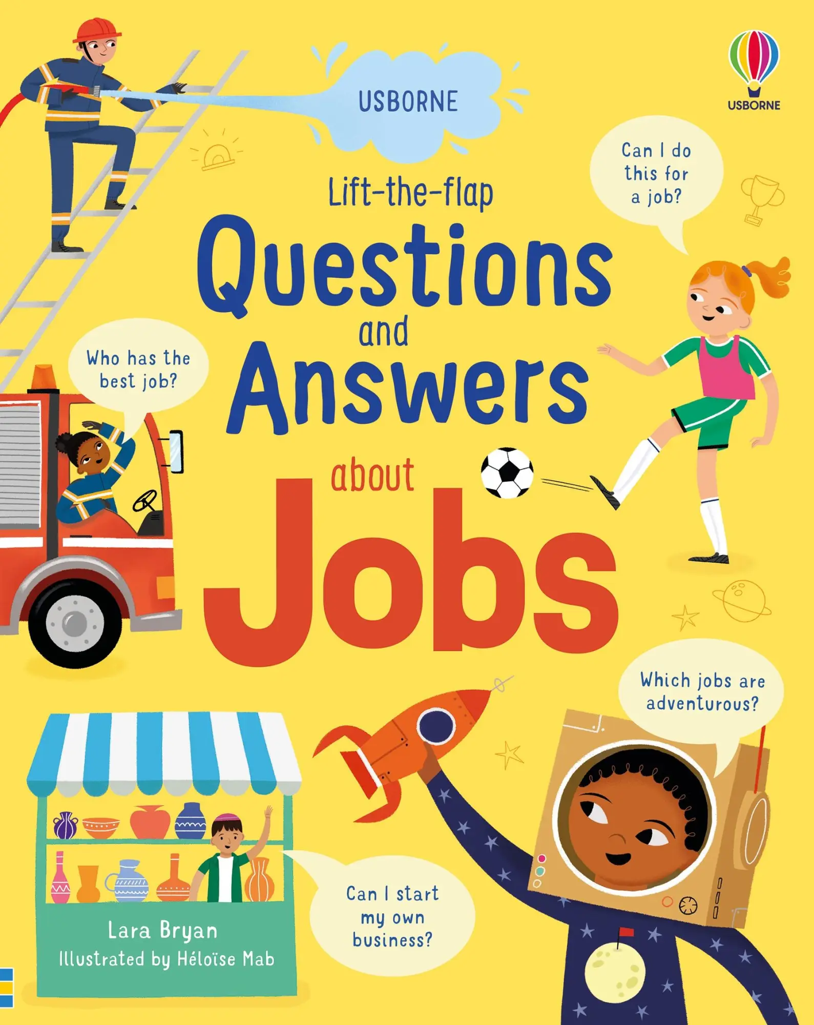 Cover: 9781803705088 | Lift-the-flap Questions and Answers about Jobs | Lara Bryan | Buch