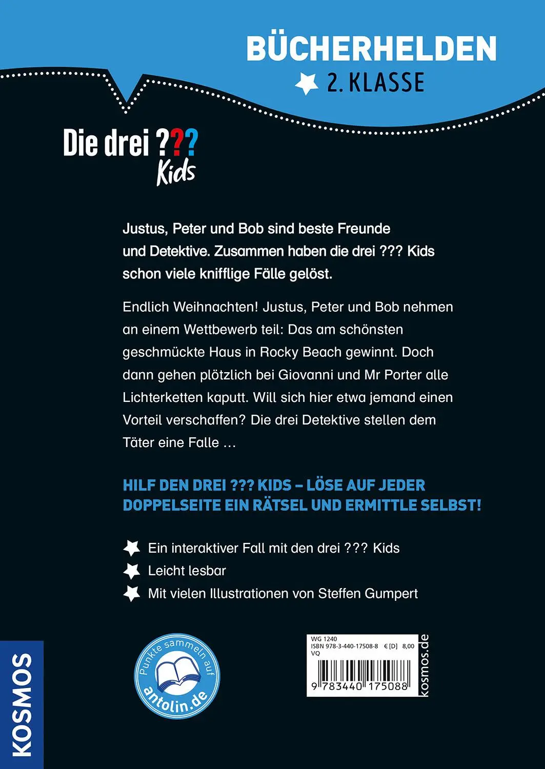 Bild: 9783440175088 | Die drei ??? Kids, Bücherhelden 2. Klasse, Die Weihnachtsräuber | Buch