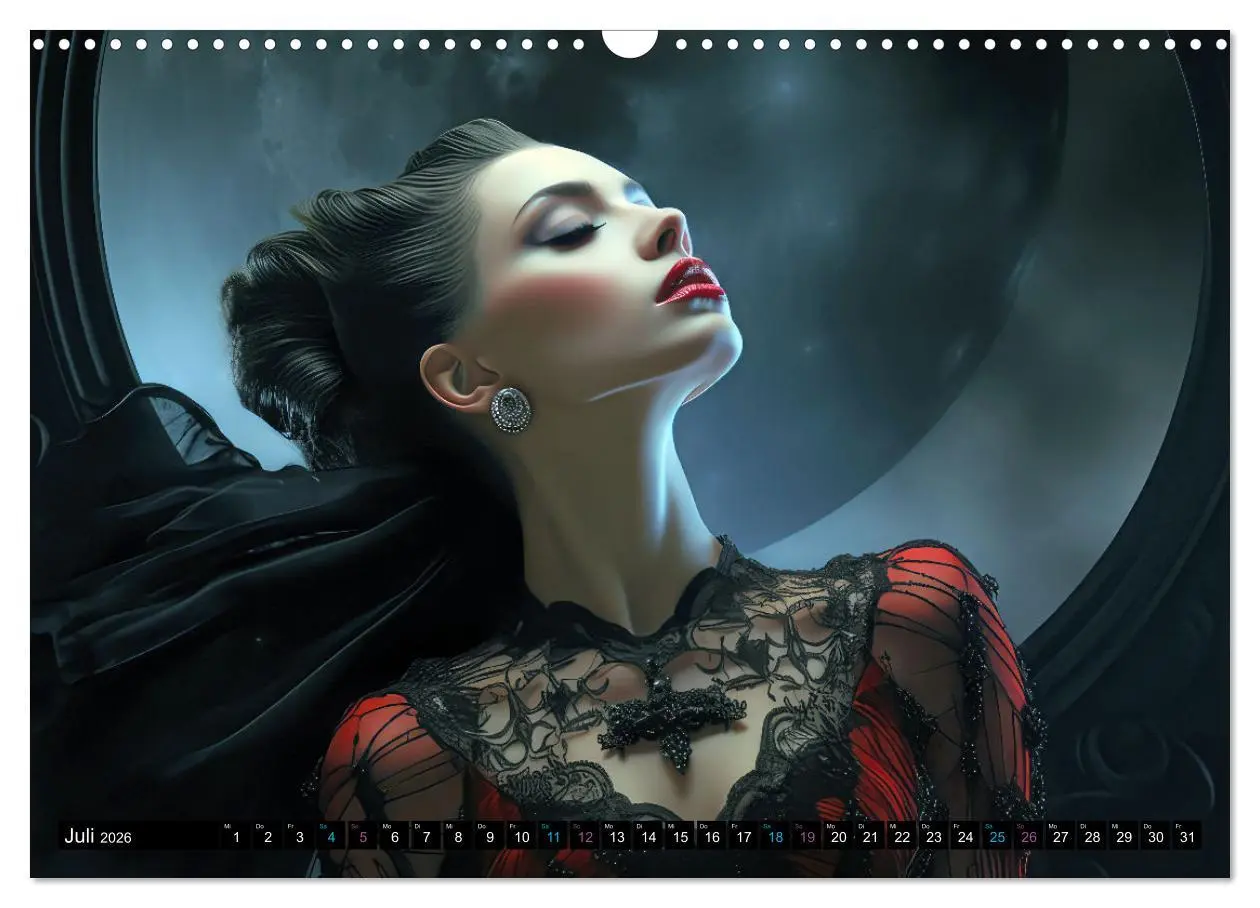 Bild: 9783457485088 | Vampire Nachtkreaturen (Wandkalender 2026 DIN A3 quer), CALVENDO...