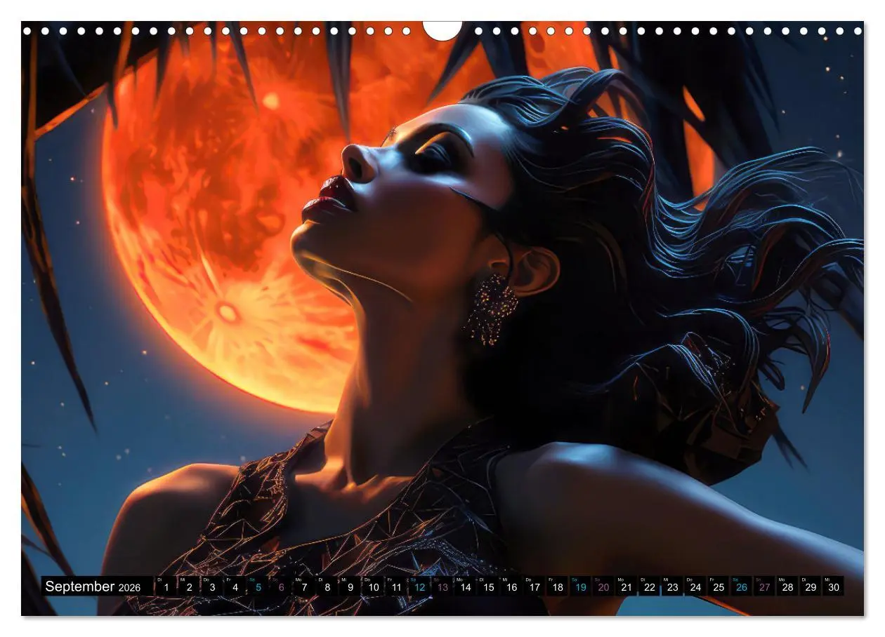 Bild: 9783457485088 | Vampire Nachtkreaturen (Wandkalender 2026 DIN A3 quer), CALVENDO...