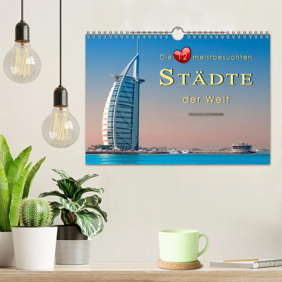 Bild: 9783457865088 | Die 12 meistbesuchten Städte der Welt (Wandkalender 2026 DIN A4...