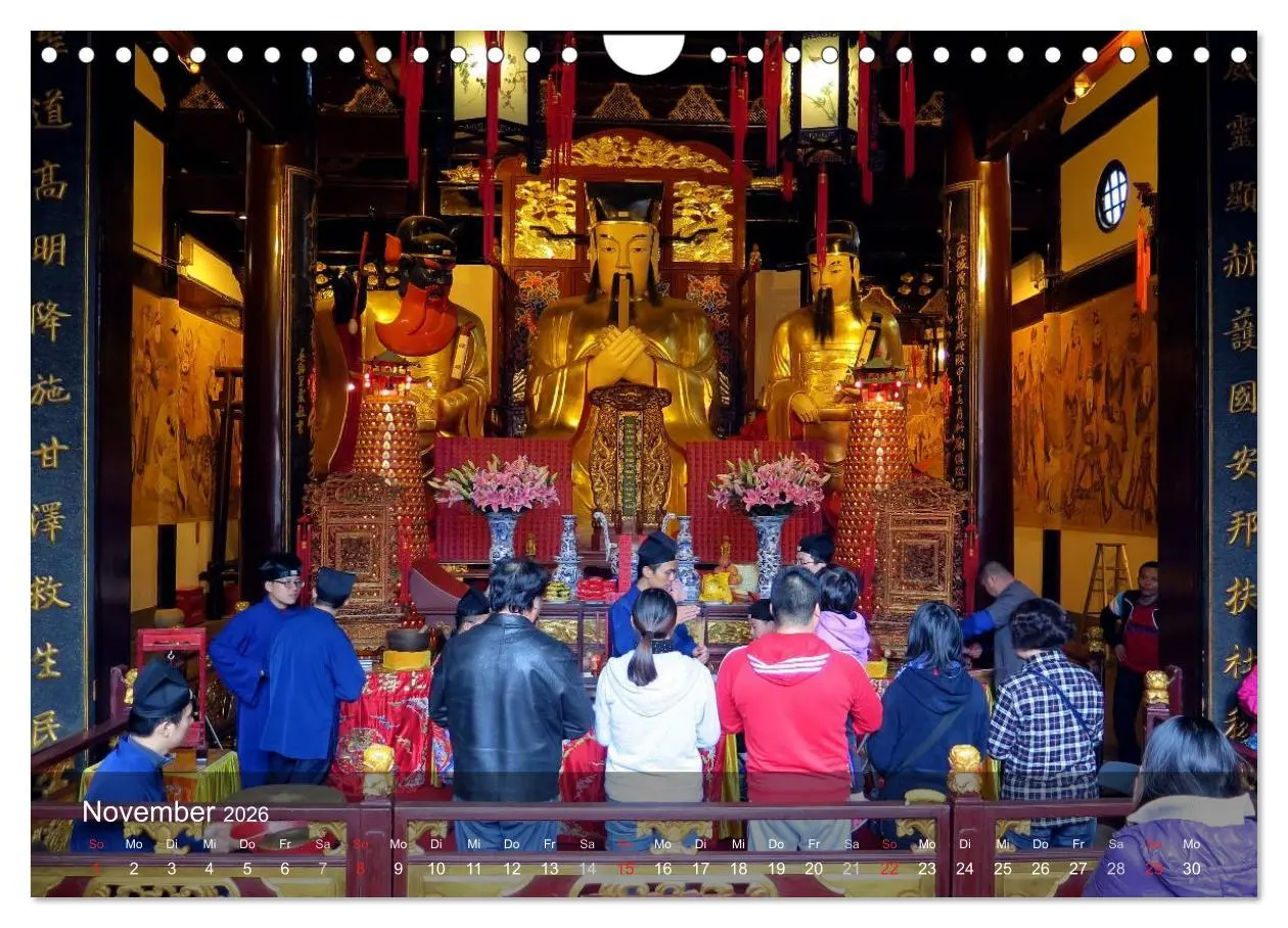 Bild: 9783516025088 | Shanghai - faszinierende Facetten (Wandkalender 2026 DIN A4 quer),...