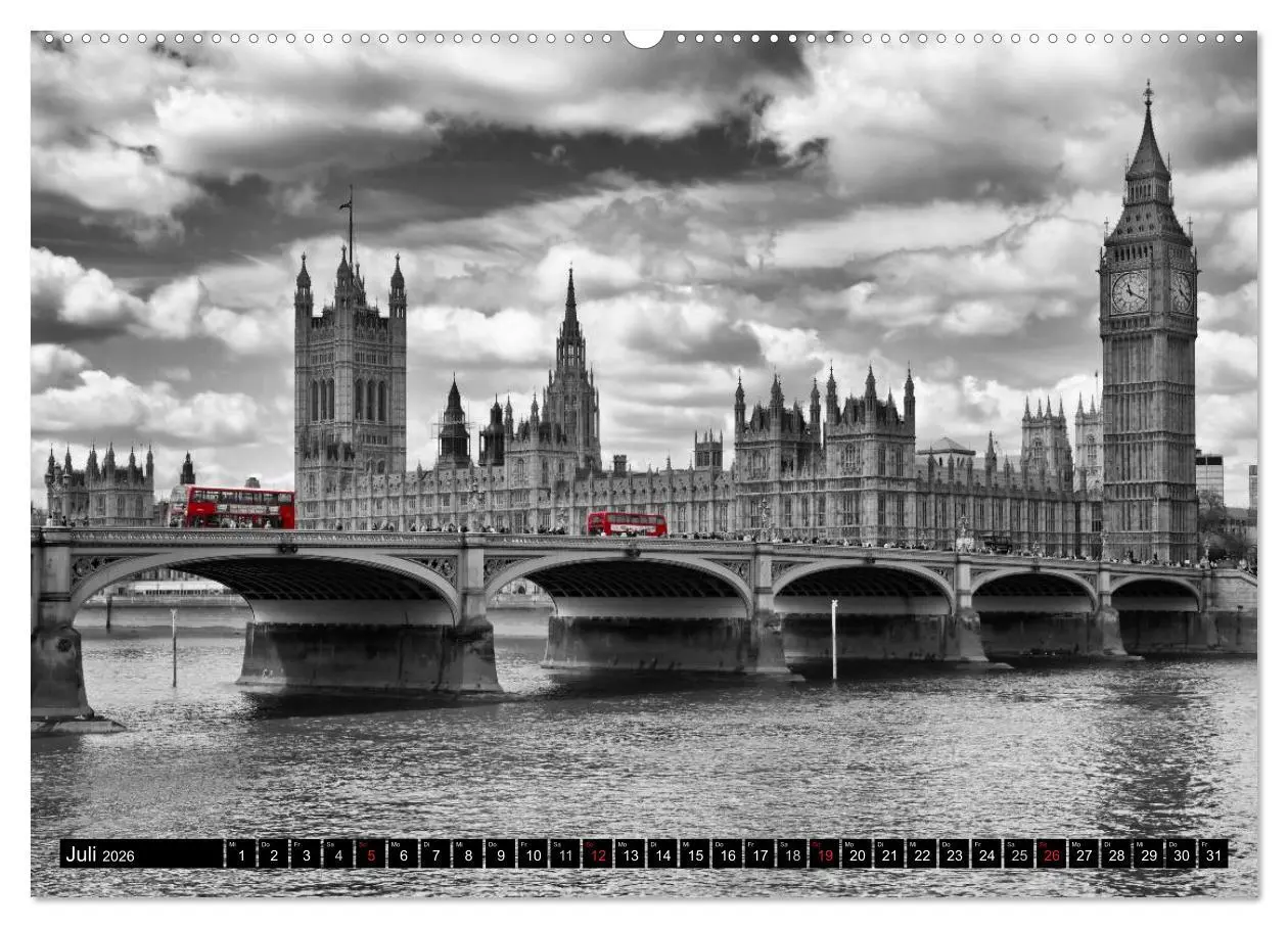Bild: 9783516195088 | LONDON Stadtansichten (Wandkalender 2026 DIN A2 quer), CALVENDO...