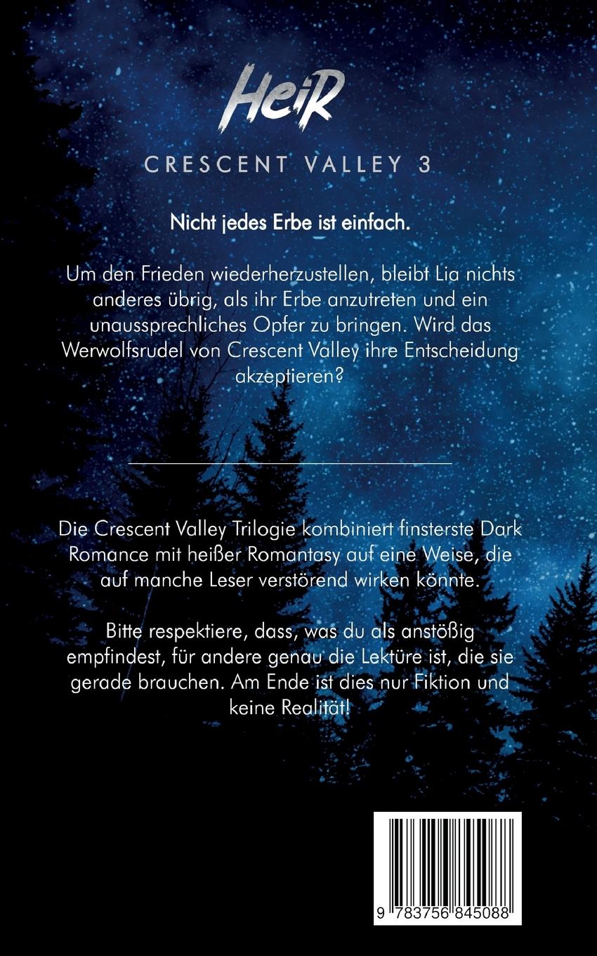 Rückseite: 9783756845088 | Heir | Crescent Valley 3 | D. S. Wrights | Taschenbuch | Paperback