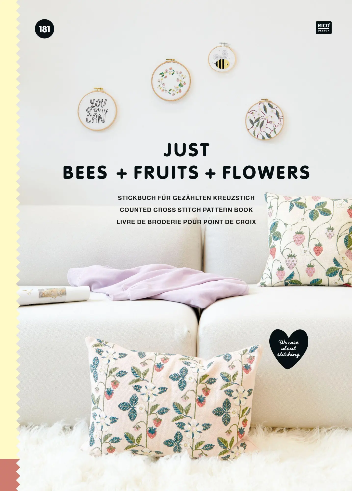 Cover: 9783960165088 | JUST BEES + FRUITS + FLOWERS | Rico Design GmbH &amp; Co. KG | Buch | 2023