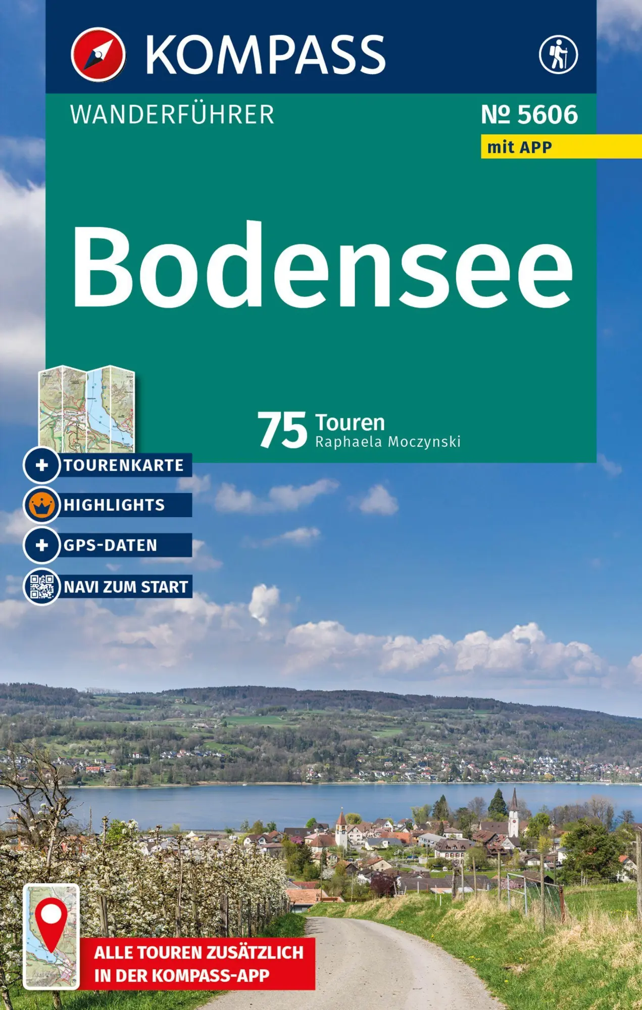 Cover: 9783991545088 | KOMPASS Wanderführer Bodensee, 75 Touren mit Extra-Tourenkarte | Buch