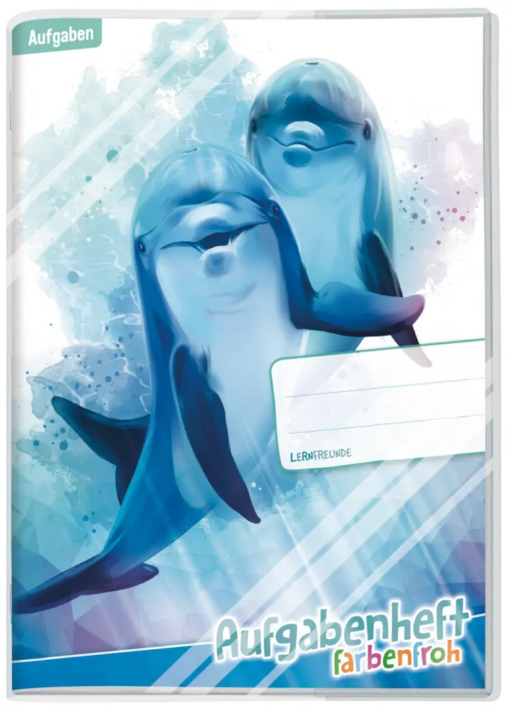 Cover: 4029357115188 | Aufgabenheft Farbenfroh A5 [Delfine] EM | Andreas Reiter | Kalender