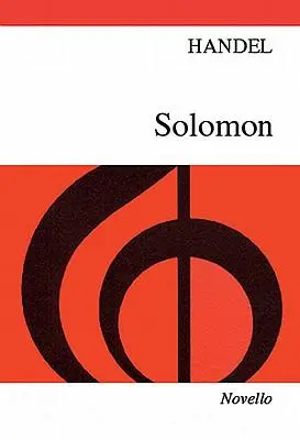 Cover: 9780853605188 | Solomon: An Oratorio for 4 Sopranos, Alto, Tenor &amp; 2 Bass Soli...