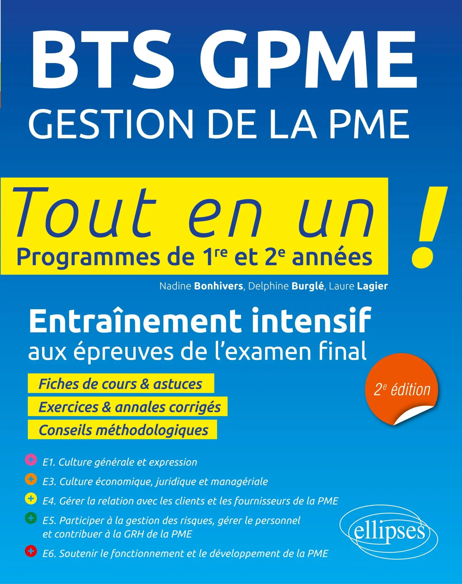 Cover: 9782340105188 | BTS GPME | Gestion de la PME | Nadine Bonhivers (u. a.) | Taschenbuch