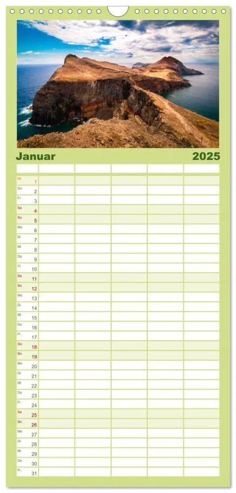 Bild: 9783457095188 | Familienplaner 2025 - Madeira - Eine Perle im Atlantischen Ozean...