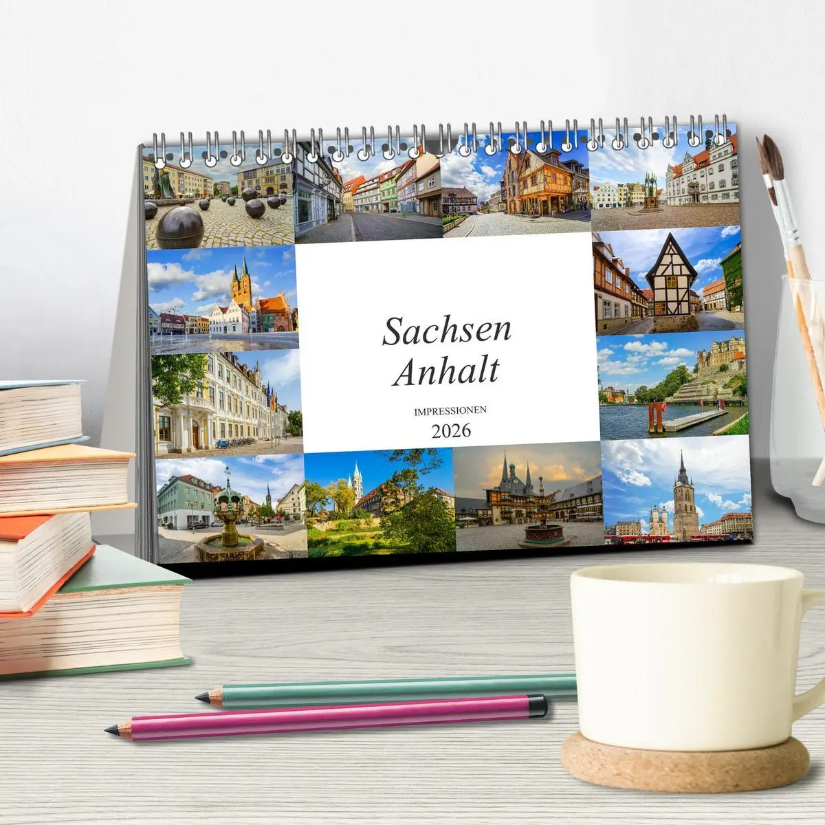 Bild: 9783457785188 | Sachsen Anhalt Impressionen (Tischkalender 2026 DIN A5 quer),...