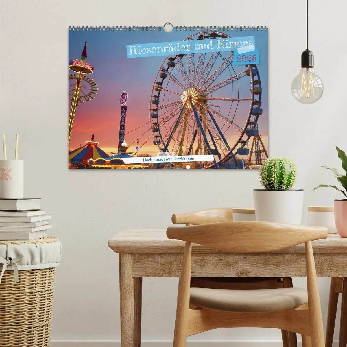 Bild: 9783516705188 | Riesenräder und Kirmes (Wandkalender 2026 DIN A3 quer), CALVENDO...
