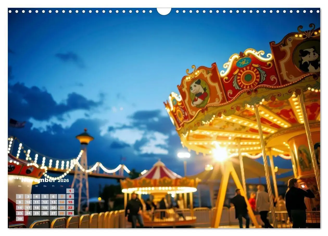 Bild: 9783516705188 | Riesenräder und Kirmes (Wandkalender 2026 DIN A3 quer), CALVENDO...