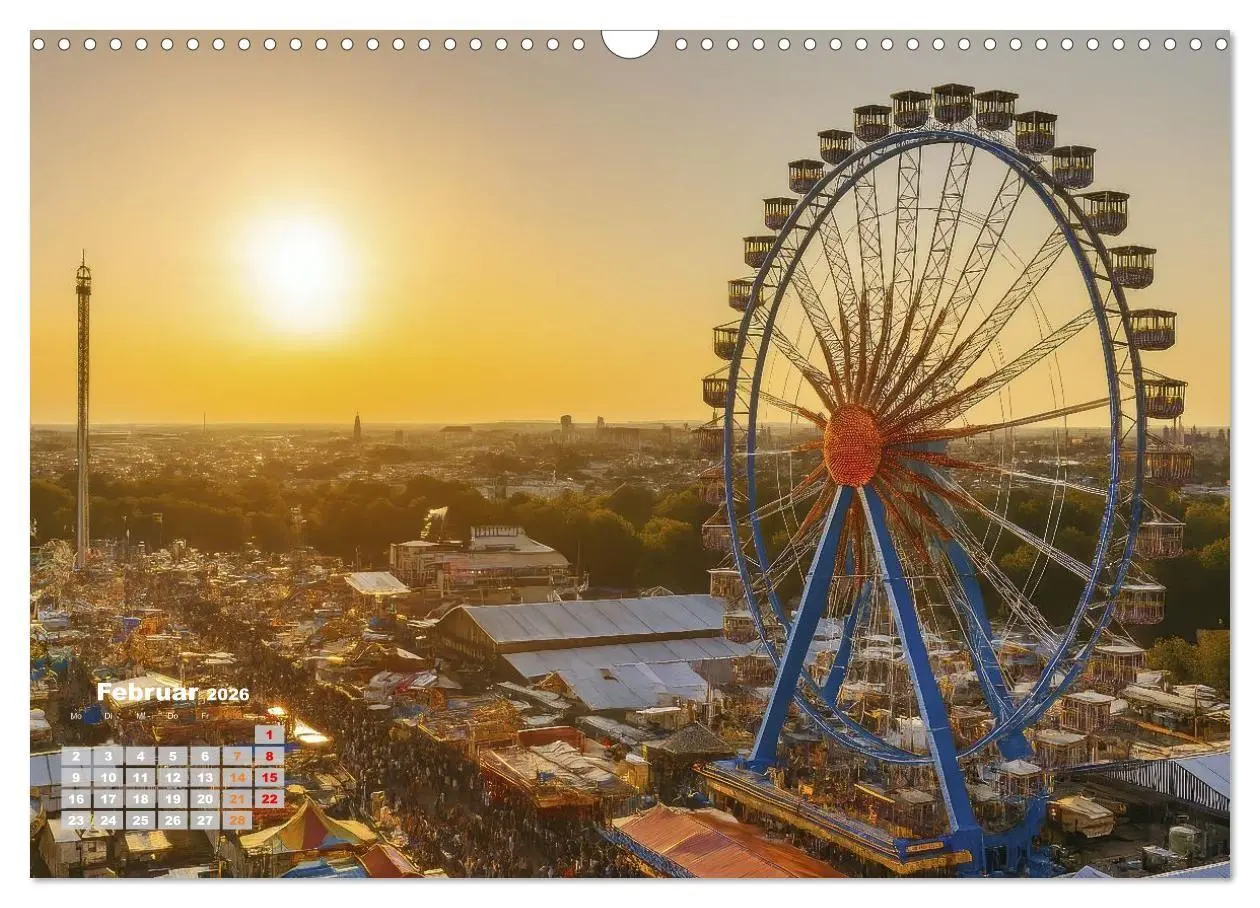 Bild: 9783516705188 | Riesenräder und Kirmes (Wandkalender 2026 DIN A3 quer), CALVENDO...