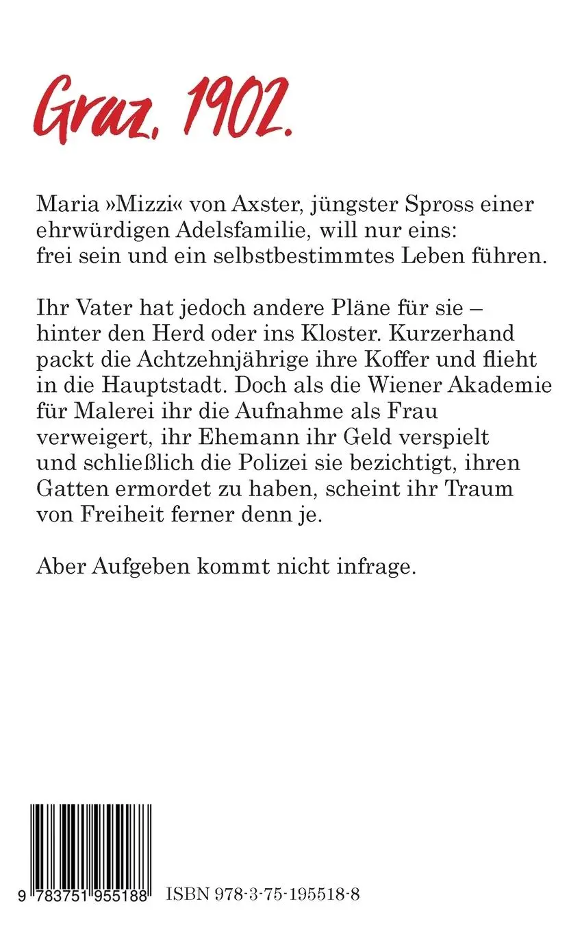 Rückseite: 9783751955188 | Das Fräulein Künstlerin | Viola Katemann | Taschenbuch | 322 S. | 2020