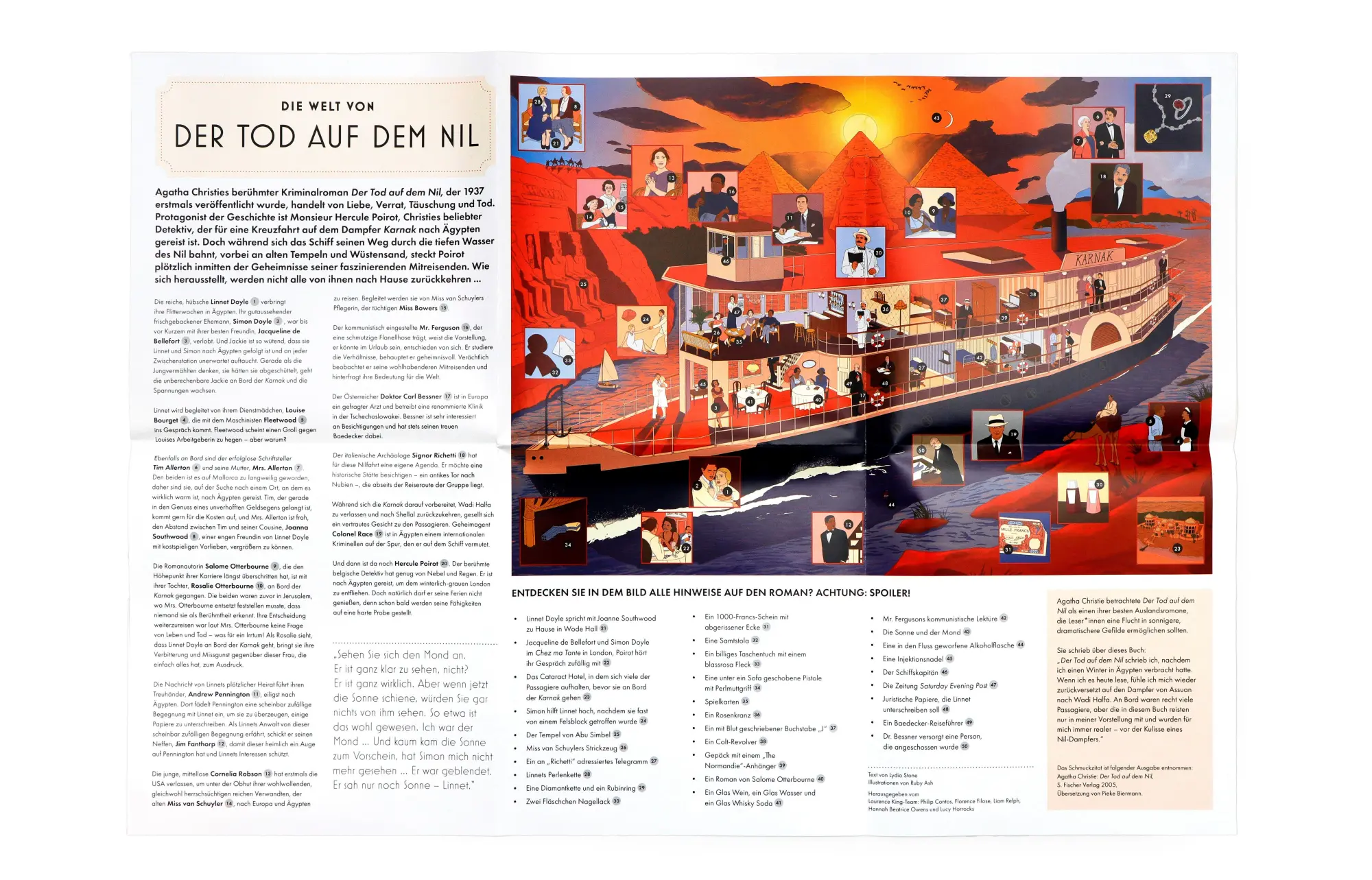 Bild: 9783962445188 | Die Welt von Agatha Christie: Tod auf dem Nil | Ein 1000-Teile-Puzzle