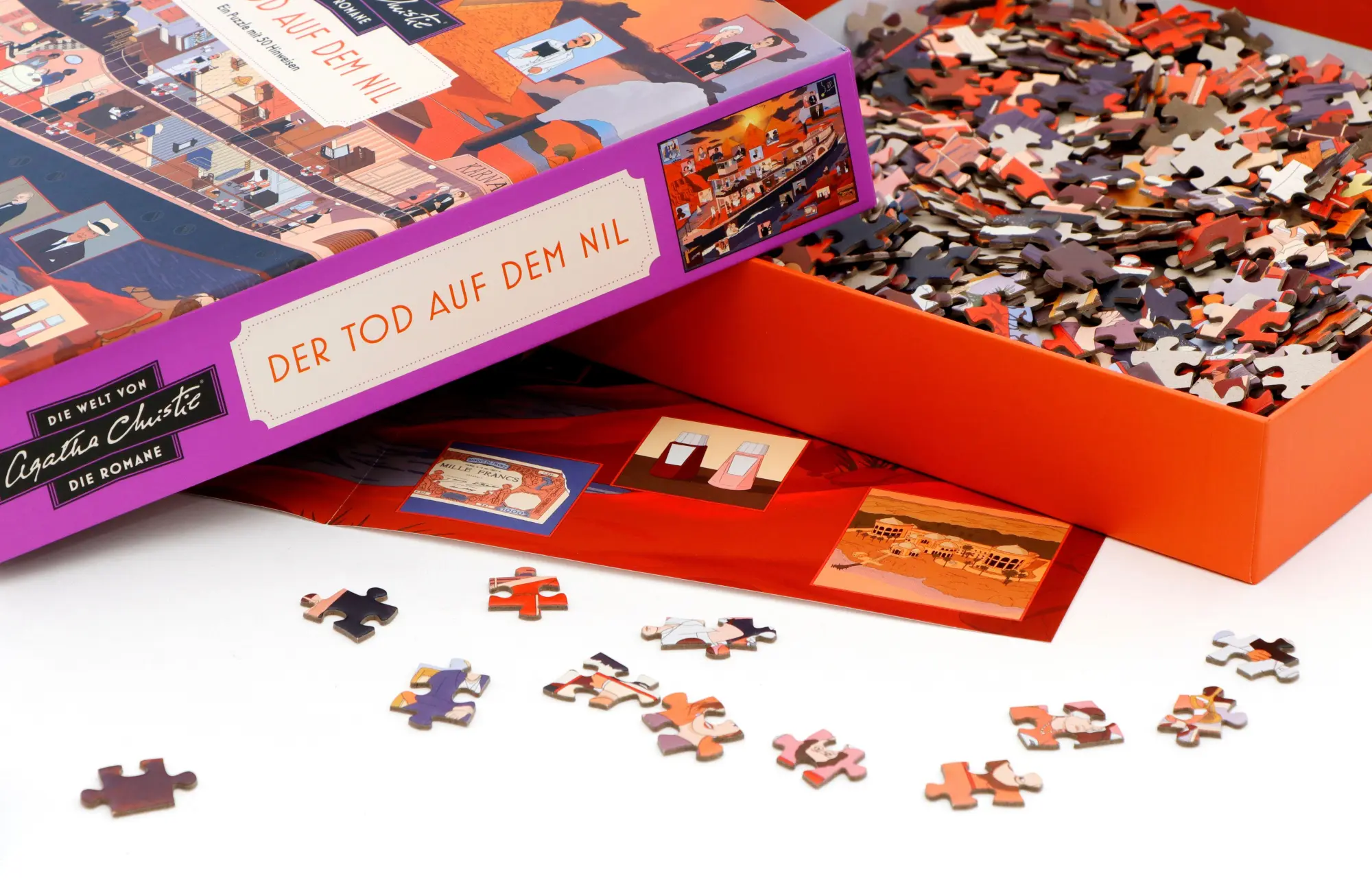 Bild: 9783962445188 | Die Welt von Agatha Christie: Tod auf dem Nil | Ein 1000-Teile-Puzzle