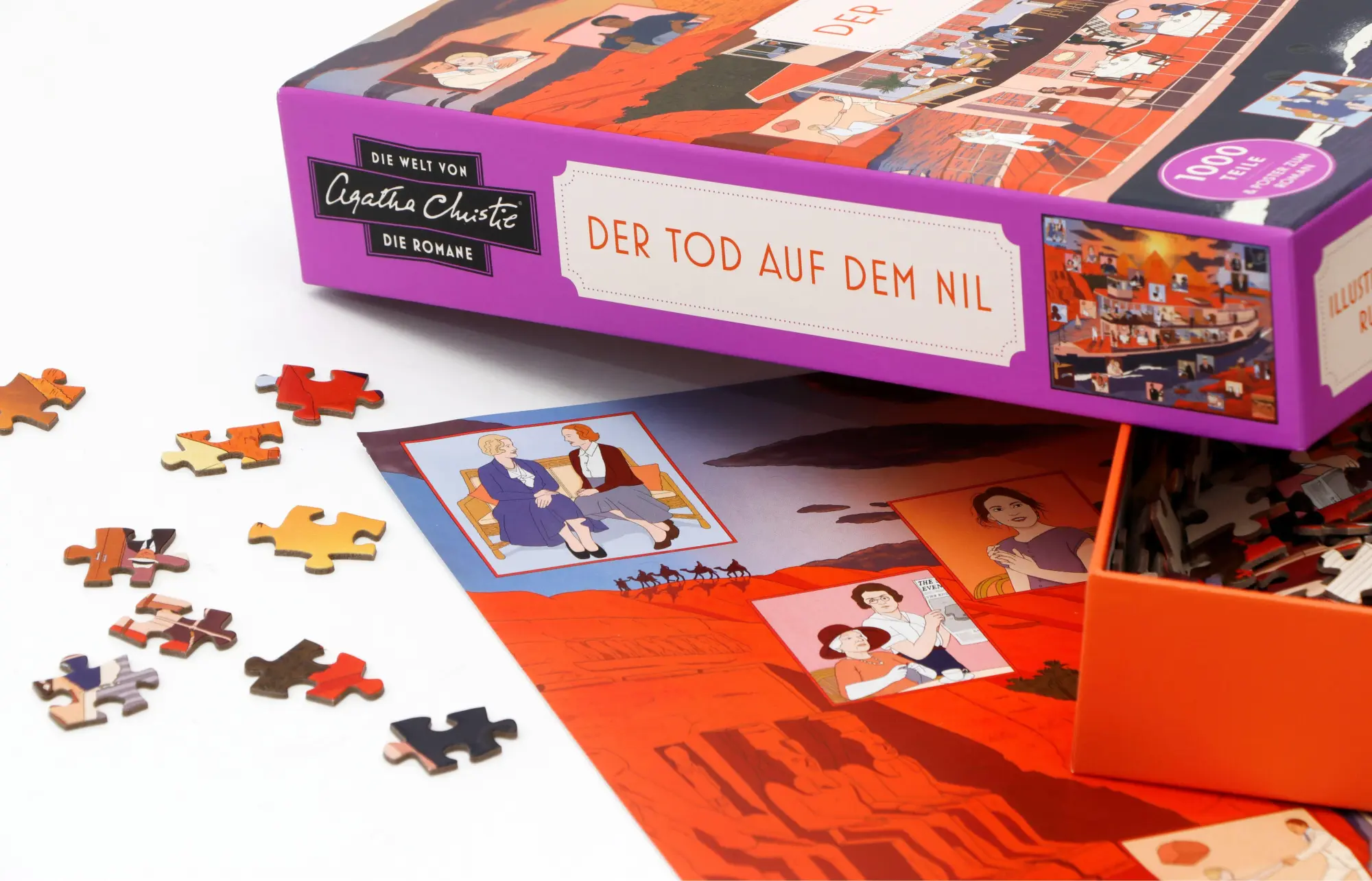 Bild: 9783962445188 | Die Welt von Agatha Christie: Tod auf dem Nil | Ein 1000-Teile-Puzzle