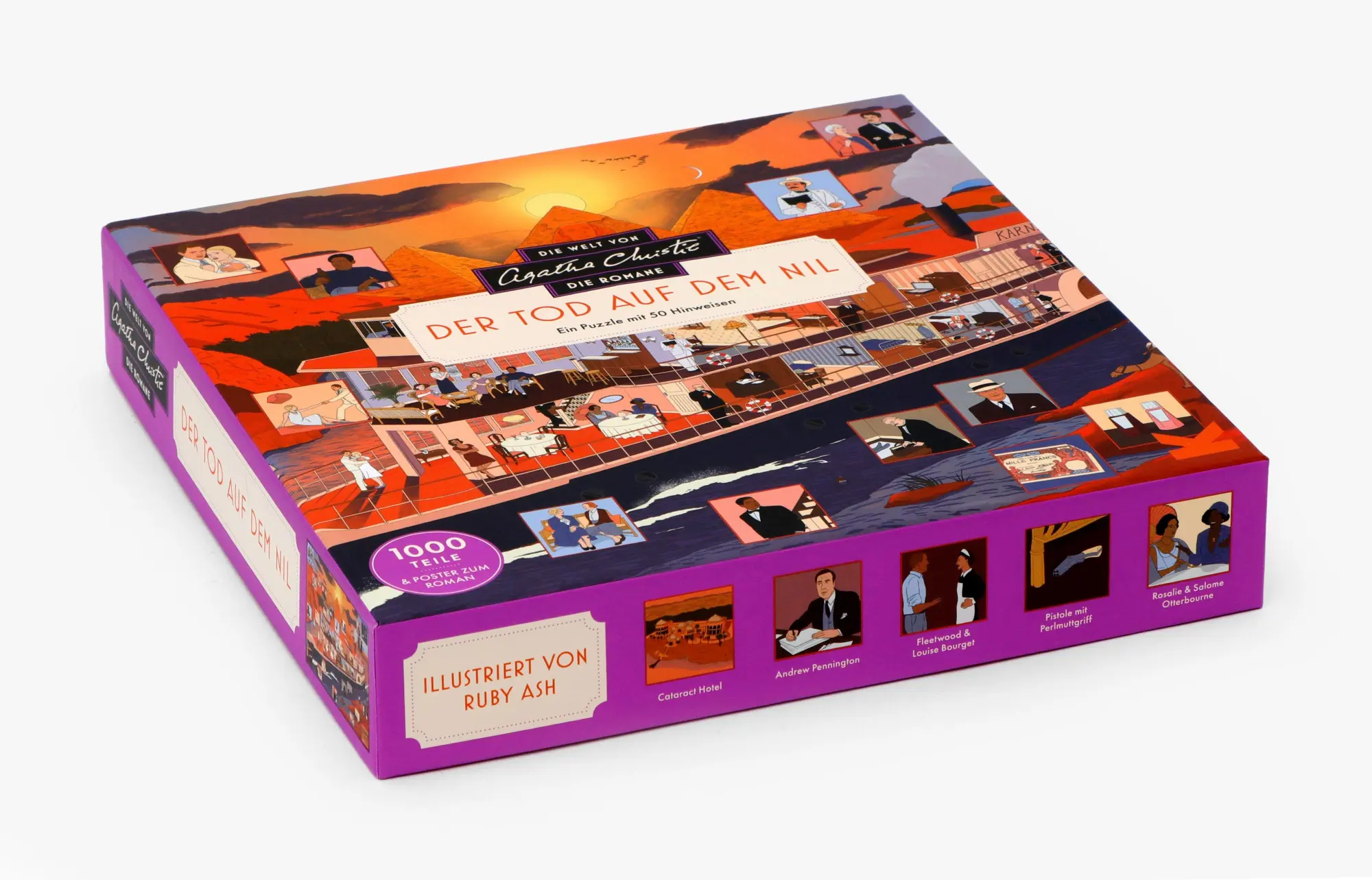 Bild: 9783962445188 | Die Welt von Agatha Christie: Tod auf dem Nil | Ein 1000-Teile-Puzzle