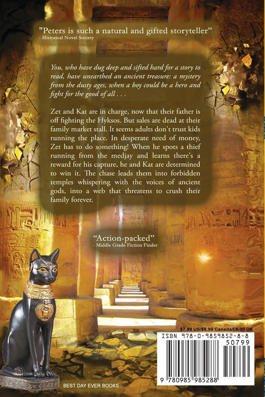 Rückseite: 9780985985288 | Mystery of the Egyptian Scroll | An Ancient Egypt Kids Book | Peters