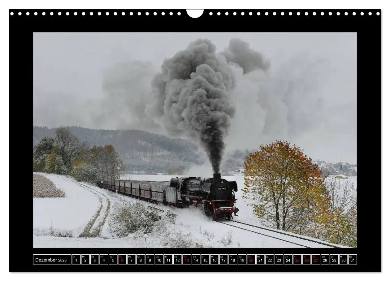Bild: 9783516175288 | Eisenbahndampfromantik (Wandkalender 2026 DIN A3 quer), CALVENDO...