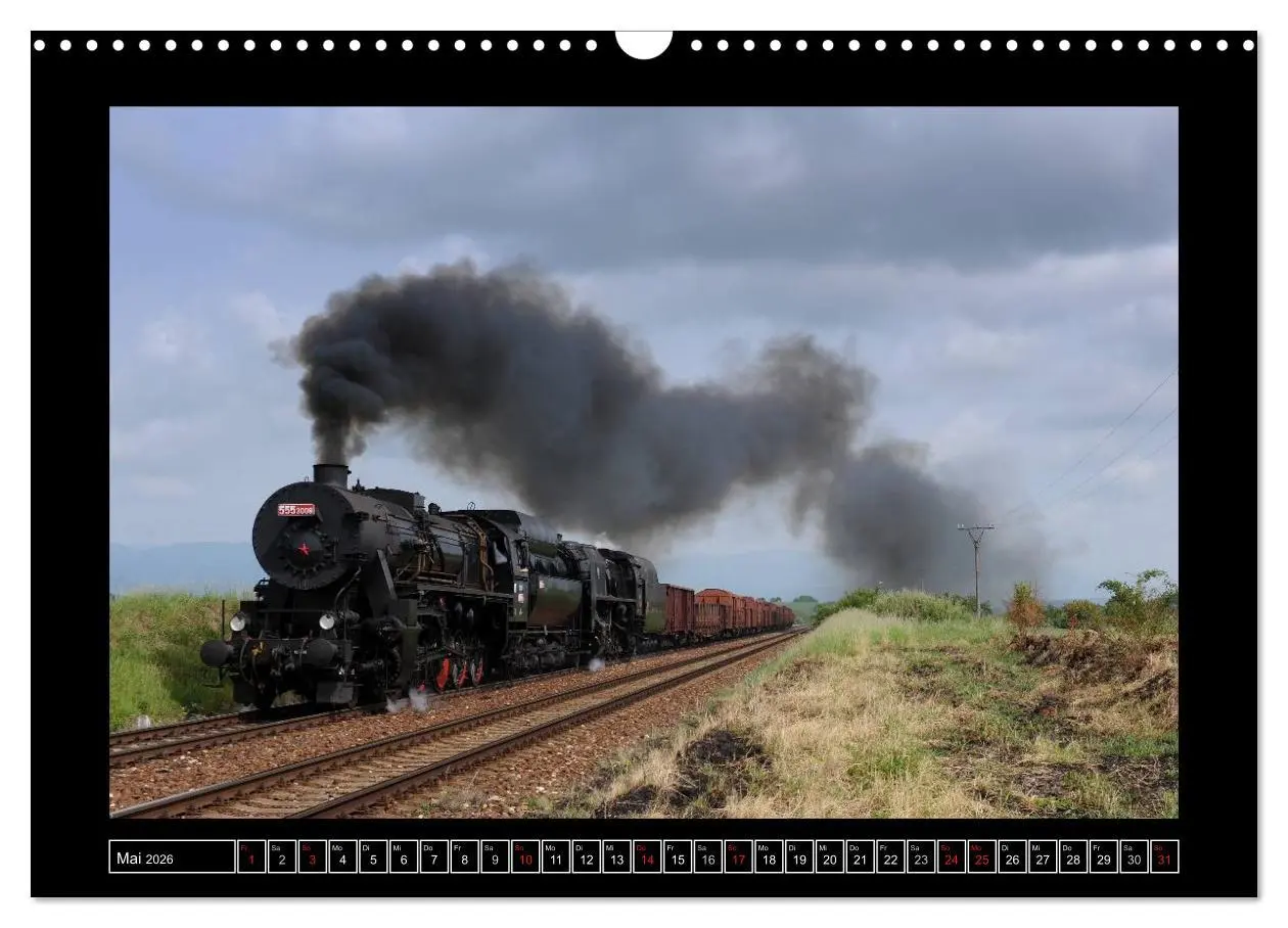 Bild: 9783516175288 | Eisenbahndampfromantik (Wandkalender 2026 DIN A3 quer), CALVENDO...