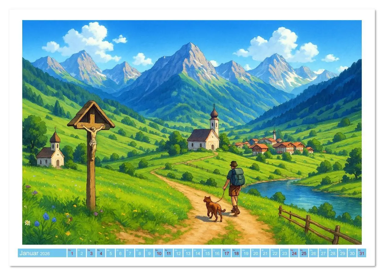Bild: 9783516625288 | Wo Heidi gern gewesen wäre (Tischkalender 2026 DIN A5 quer),...