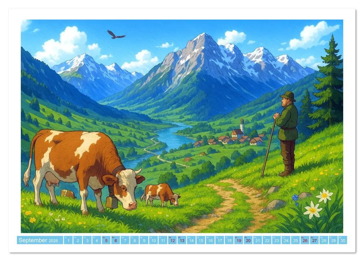 Bild: 9783516625288 | Wo Heidi gern gewesen wäre (Tischkalender 2026 DIN A5 quer),...