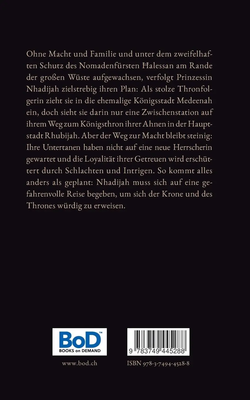 Rückseite: 9783749445288 | Der Thron von Medeenah | Band 1 | Michael Kocher | Taschenbuch | 2019