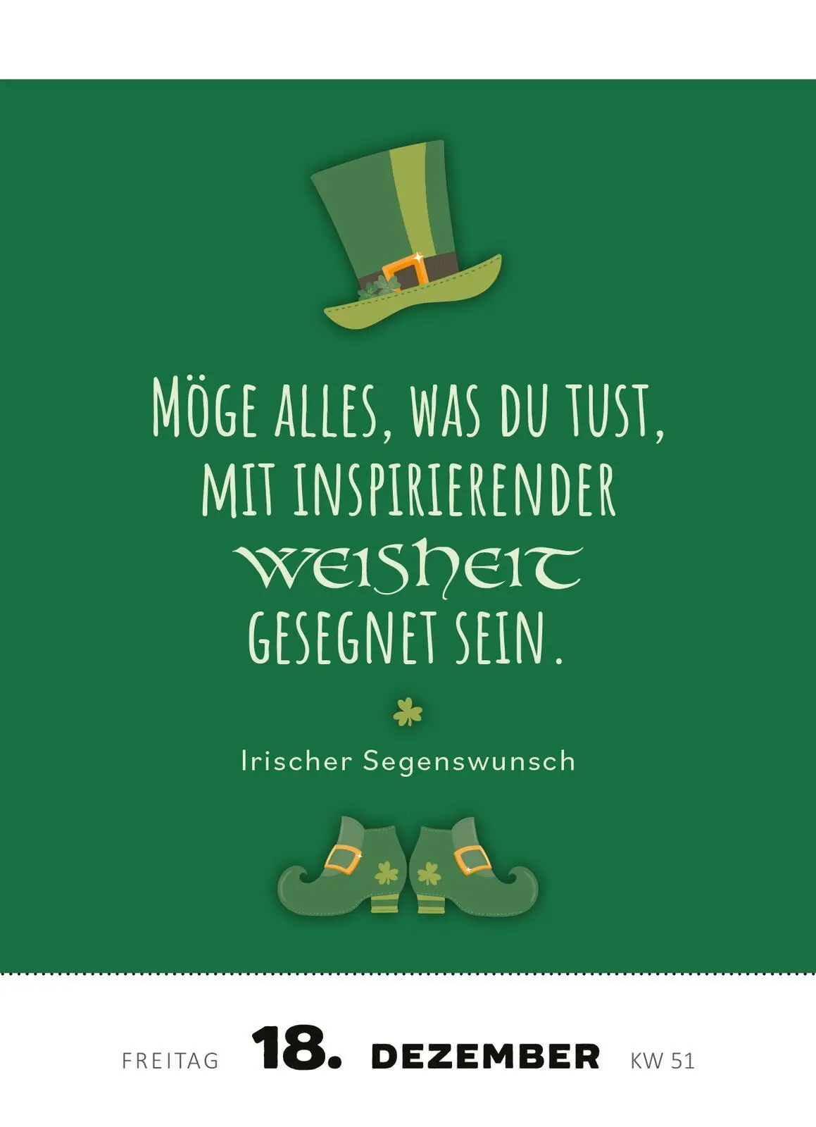 Bild: 4014489135388 | Abreißkalender Irische Segenswünsche 2026 | Kalender | 640 S. | 2026