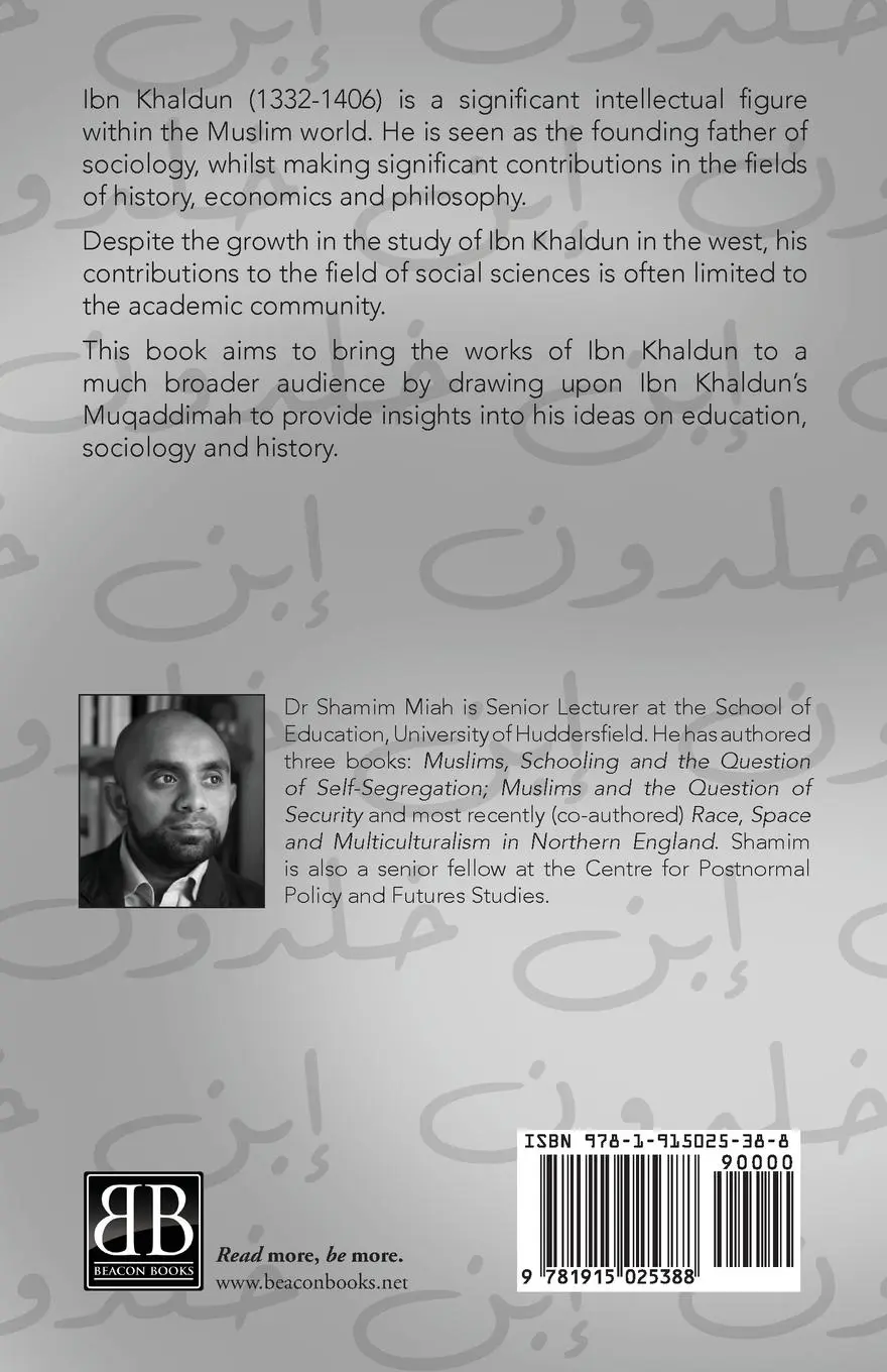 Rückseite: 9781915025388 | Ibn Khaldun | Education, History and Society | Shamim Miah | Buch