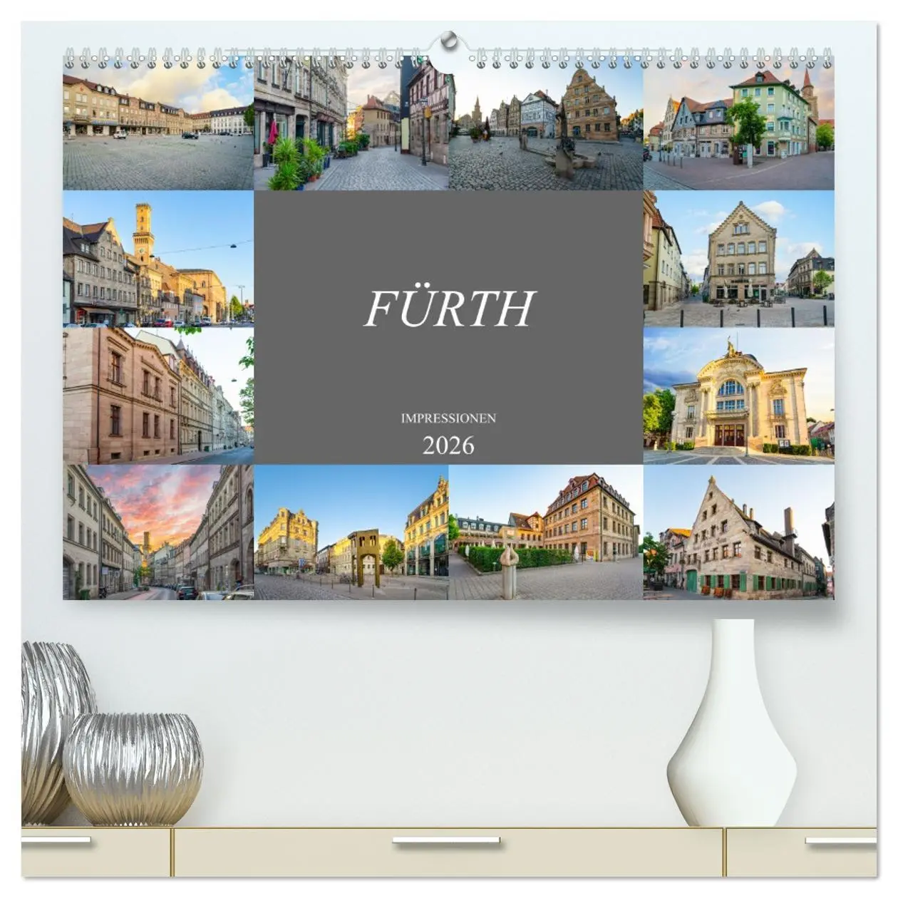 Cover: 9783457455388 | Fürth Impressionen (hochwertiger Premium Wandkalender 2026 DIN A2...