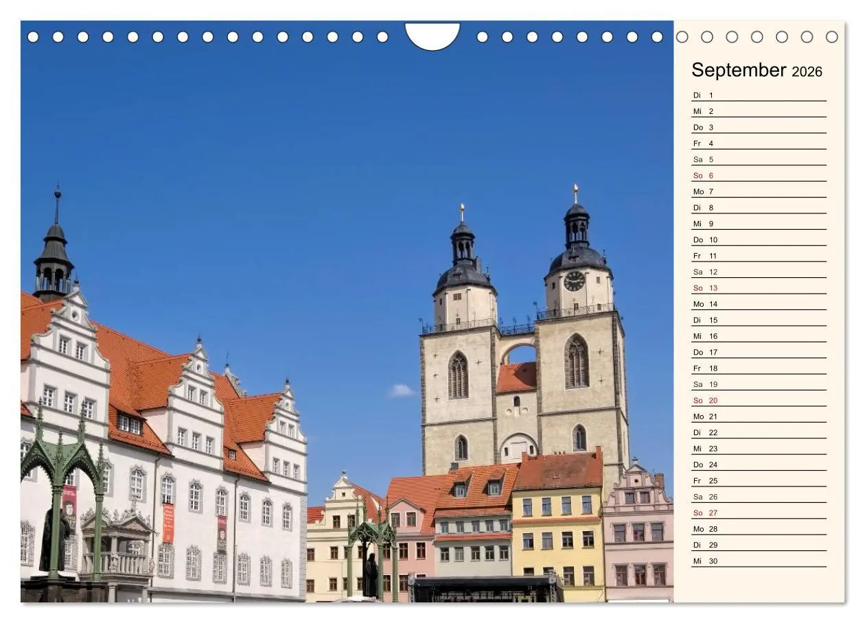 Bild: 9783457905388 | Lutherstadt Wittenberg - Stadt der Reformation (Wandkalender 2026...