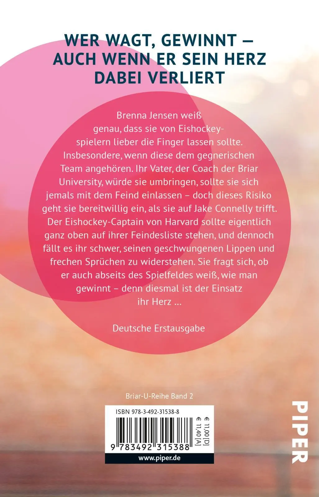 Rückseite: 9783492315388 | The Risk - Wer wagt, gewinnt | Roman | Elle Kennedy | Taschenbuch