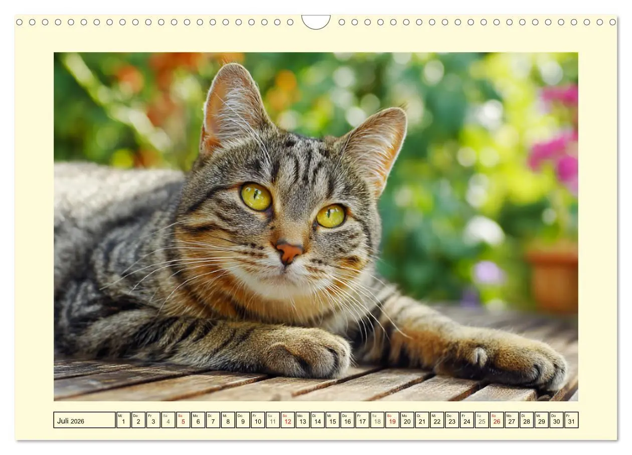 Bild: 9783516095388 | Geliebte Katzen. Unsere zauberhaften Hauskatzen im Garten...